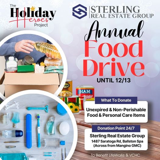 Spreading Holiday Cheer: Sterling Real Estate Group’s Annual Food Drive